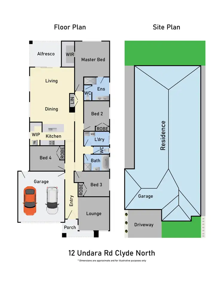 Floorplan of Homely house listing, 12 Undara Road, Clyde North VIC 3978