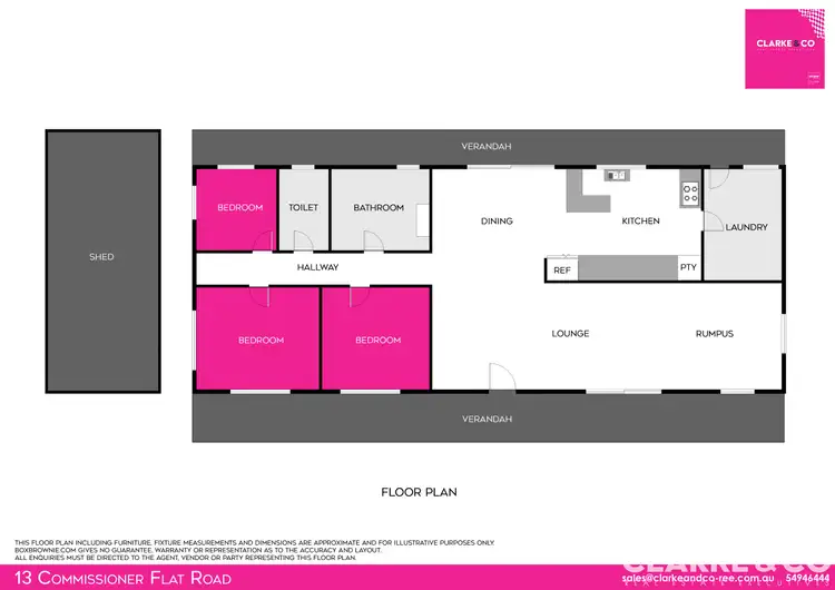 Floorplan of Homely house listing, 13 Commissioners Flat Road, Peachester QLD 4519