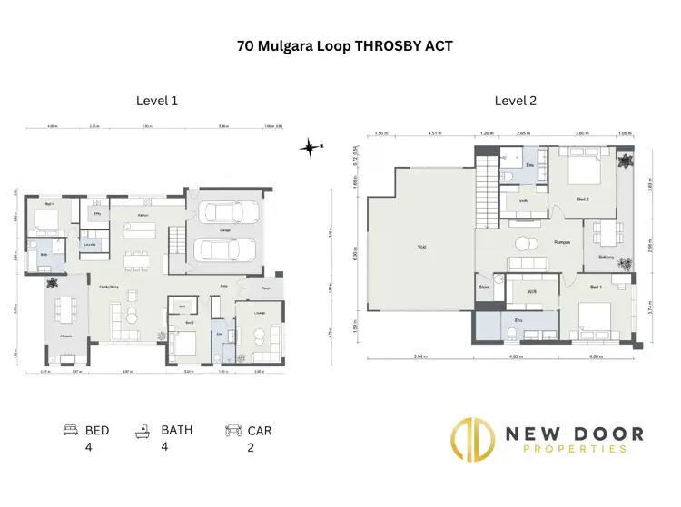 Floorplan of Homely house listing, 70 Mulgara Loop, Throsby ACT 2914