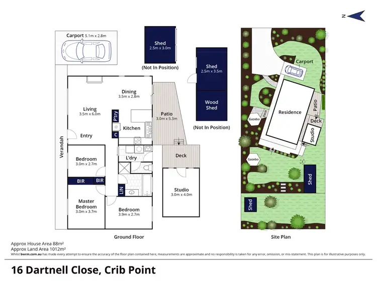Floorplan of Homely house listing, 16 Dartnell Close, Crib Point VIC 3919