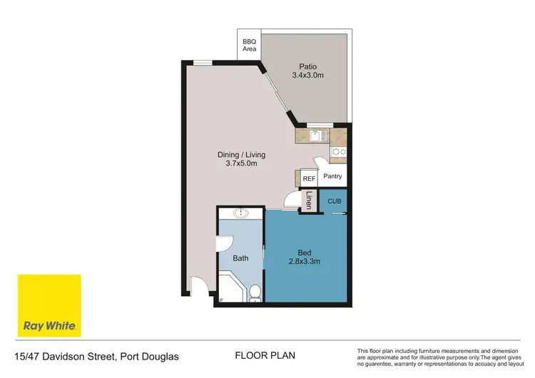 Floorplan of Homely apartment listing, 15/47 Davidson Street, Port Douglas QLD 4877