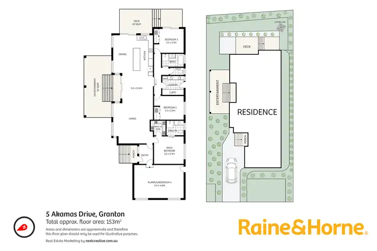 Floorplan of Homely house listing, 5 Akamas Drive, Granton TAS 7030
