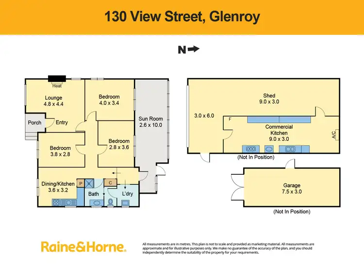 Floorplan of Homely house listing, 130 View Street, Glenroy VIC 3046