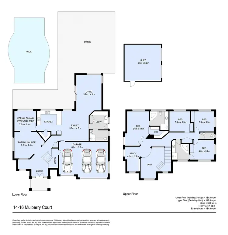 Floorplan of Homely house listing, 14-16 Mulberry Court, Burpengary QLD 4505