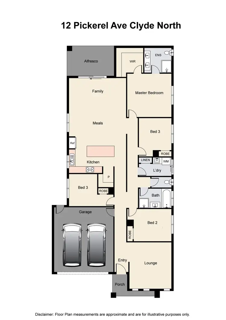 Floorplan of Homely house listing, 12 Pickerel Avenue, Clyde North VIC 3978