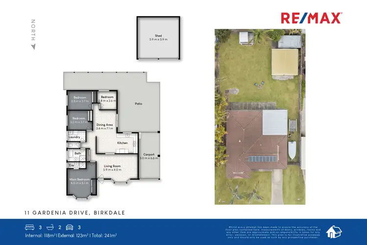 Floorplan of Homely house listing, 11 Gardenia Drive, Birkdale QLD 4159