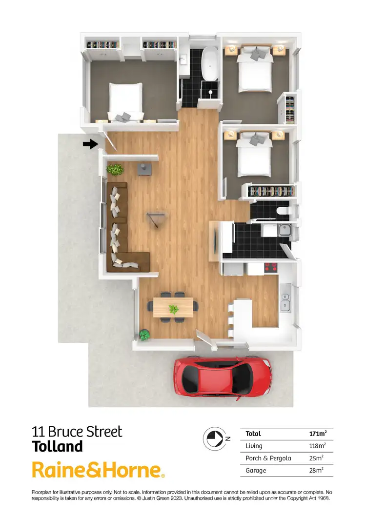Floorplan of Homely house listing, 11 Bruce Street, Tolland NSW 2650