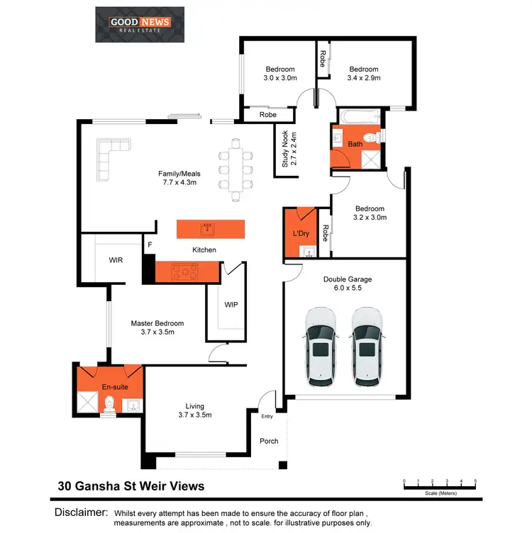 Floorplan of Homely house listing, 30 Gansha Street, Weir Views VIC 3338