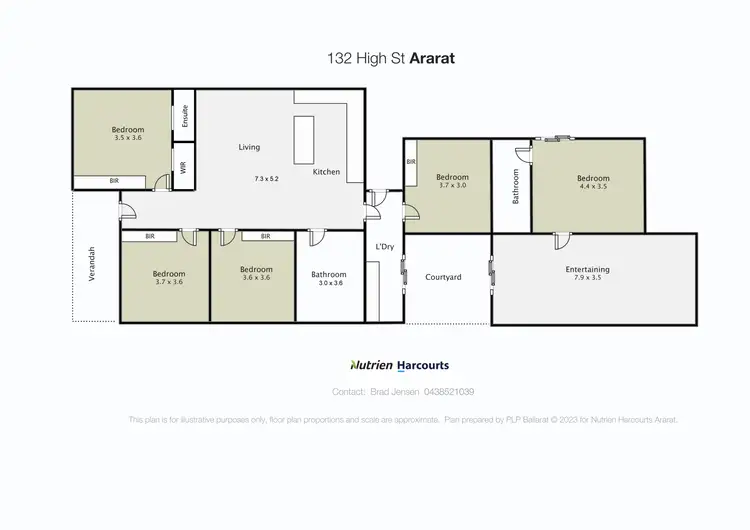 Floorplan of Homely house listing, 132 High Street, Ararat VIC 3377