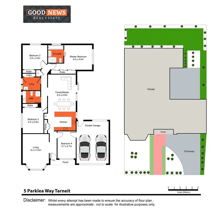 Floorplan of Homely house listing, 5 Parklea Way, Tarneit VIC 3029