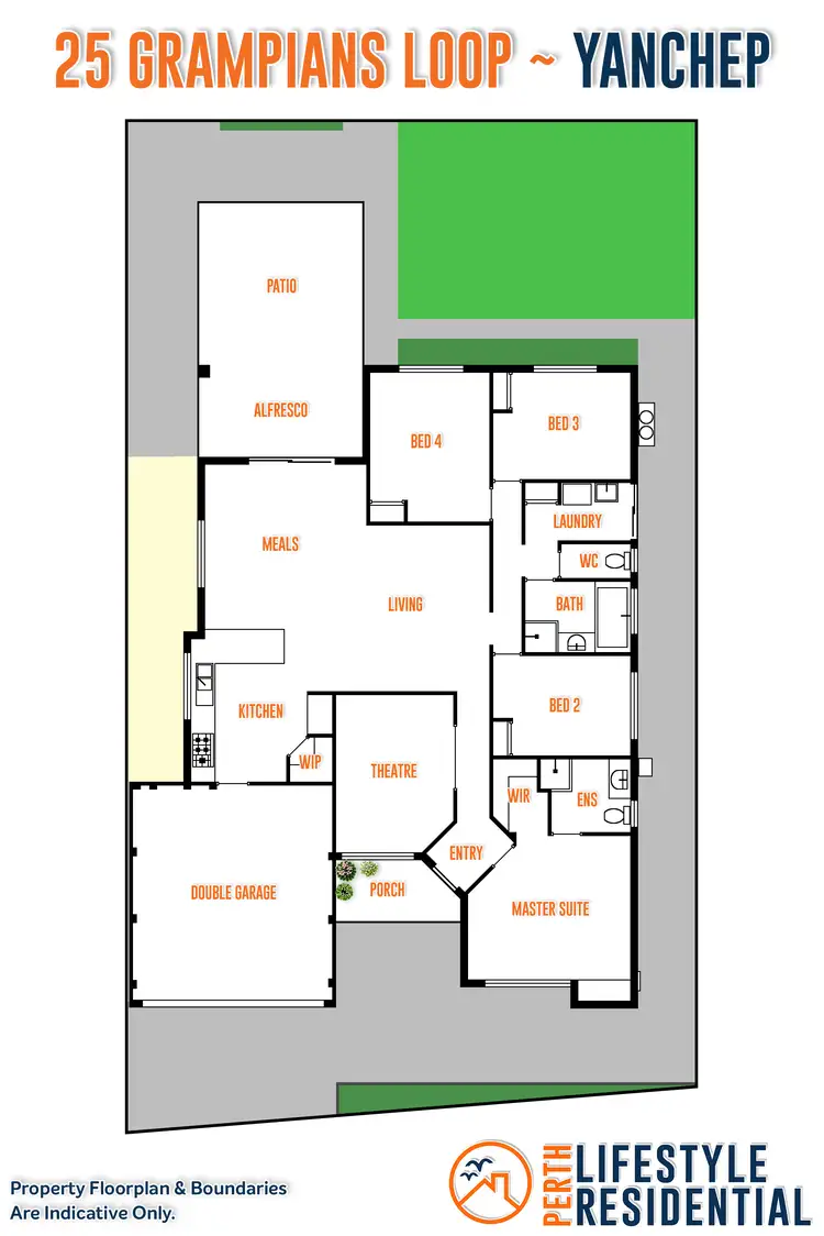 Floorplan of Homely house listing, 25 Grampians Loop, Yanchep WA 6035