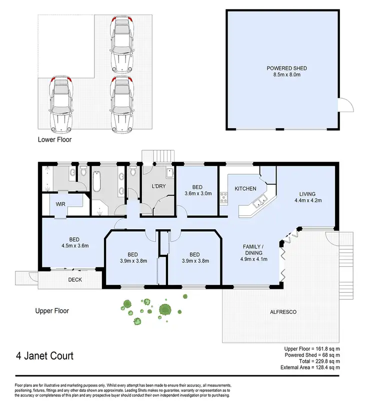 Floorplan of Homely house listing, 4 Janet Court, Narangba QLD 4504