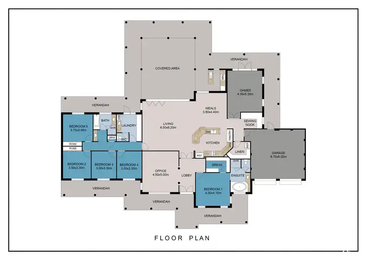 Floorplan of Homely house listing, 109 Bruns Drive, Darling Downs WA 6122