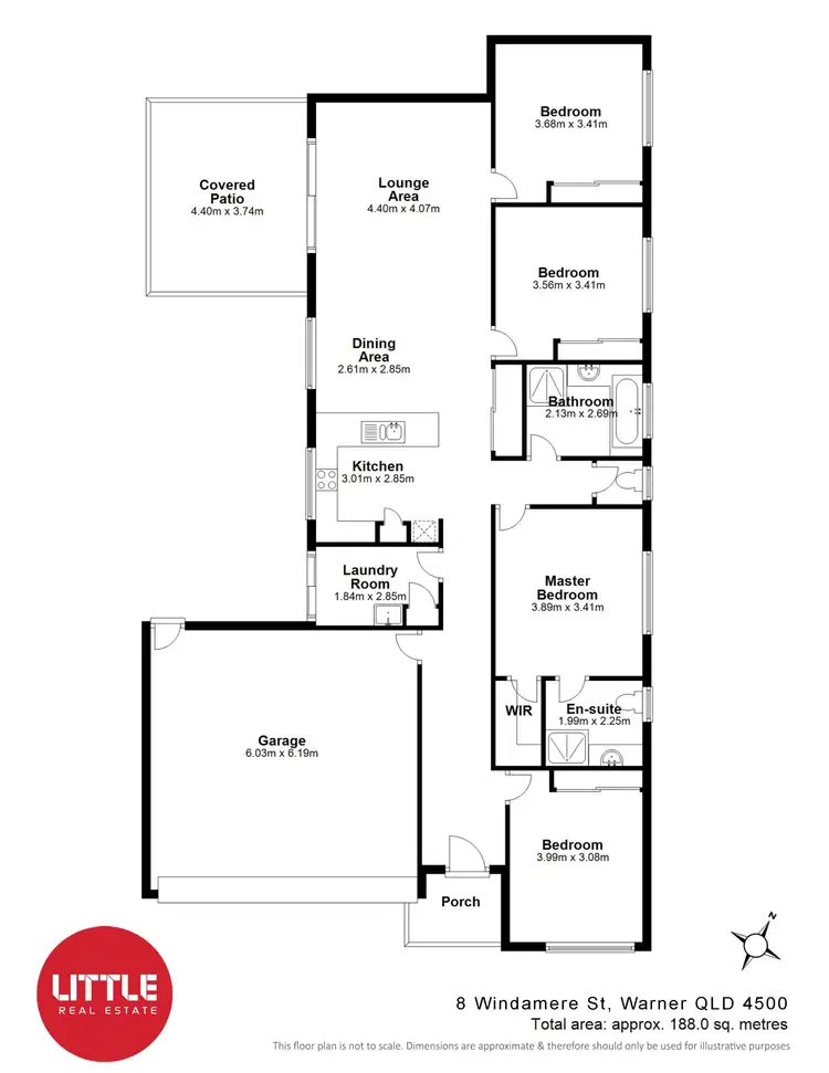 Floorplan of Homely house listing, 8 Windamere Street, Warner QLD 4500