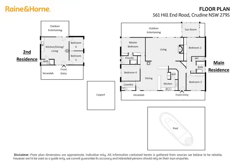 Floorplan of Homely rural property listing, 561 Hill End Road, Crudine NSW 2795