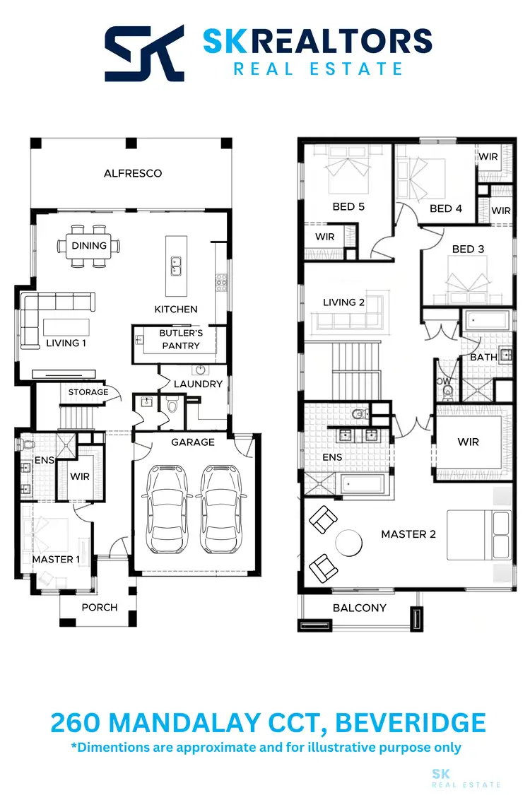 Floorplan of Homely house listing, 260 Mandalay Circuit, Beveridge VIC 3753