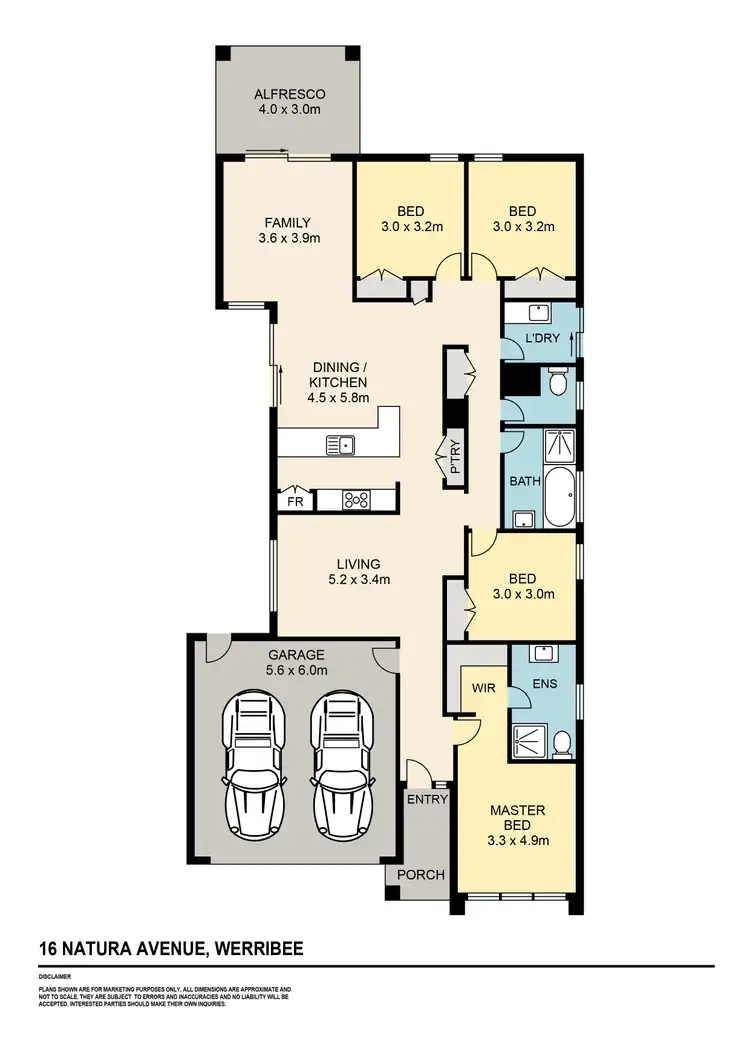 Floorplan of Homely house listing, 16 Natura Avenue, Werribee VIC 3030