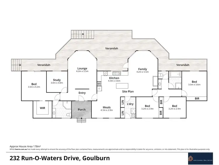 Floorplan of Homely house listing, 232 Run O Waters Drive, Goulburn NSW 2580