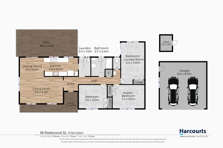 Floorplan of Homely house listing, 18 Redwood Street, Marsden QLD 4132