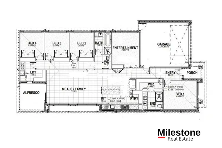 Floorplan of Homely house listing, 7 Maserati Way, Cranbourne East VIC 3977