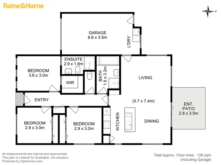 Floorplan of Homely townhouse listing, 2/39 Hallett Drive, Rokeby TAS 7019
