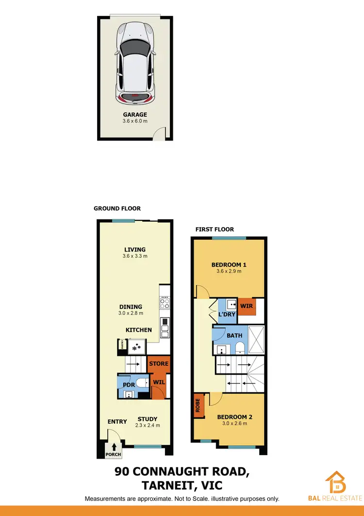Floorplan of Homely house listing, 90 Connaught Road, Tarneit VIC 3029