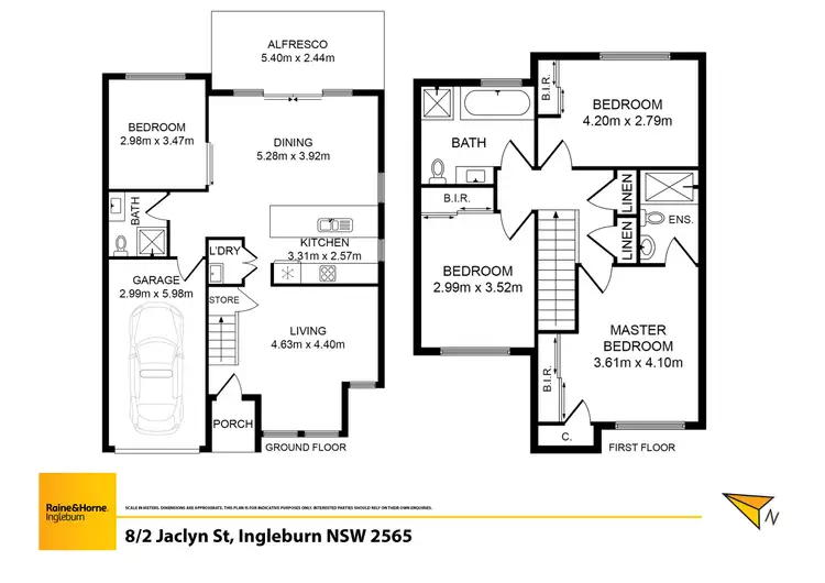 Floorplan of Homely townhouse listing, 8/2 Jaclyn Street, Ingleburn NSW 2565