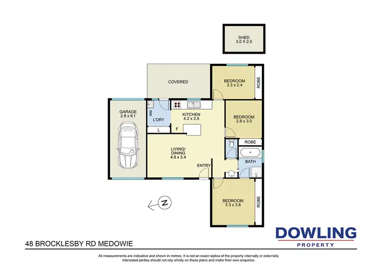 Floorplan of Homely house listing, 48 Brocklesby Rd, Medowie NSW 2318