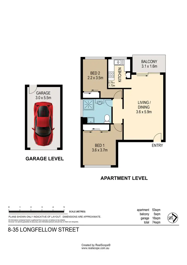Floorplan of Homely unit listing, 8/35 Longfellow Street, Norman Park QLD 4170