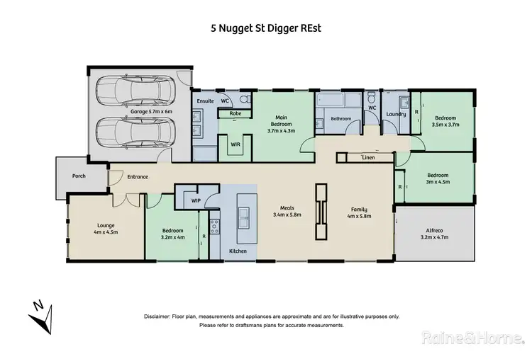 Floorplan of Homely house listing, 5 Nugget Street, Diggers Rest VIC 3427