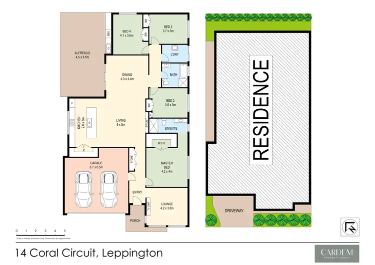Floorplan of Homely house listing, 14 Coral Circuit, Leppington NSW 2179