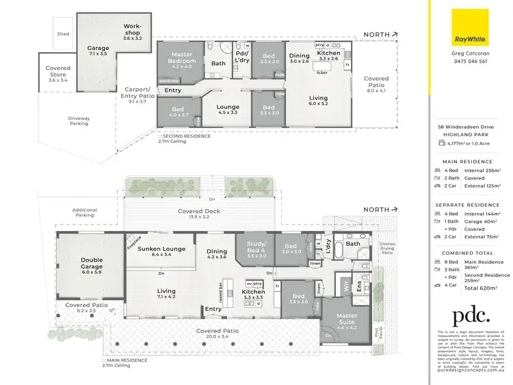 Floorplan of Homely house listing, 58 Winderadeen Drive, Highland Park QLD 4211