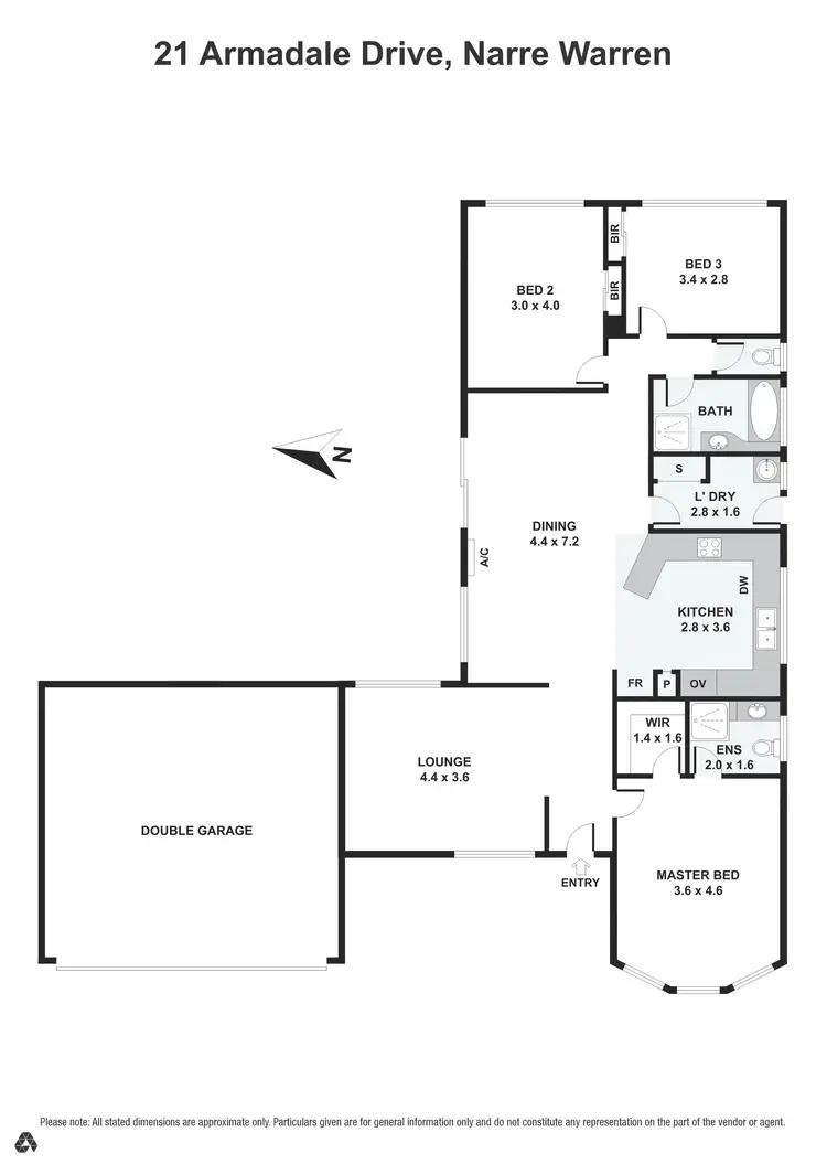 Floorplan of Homely house listing, 21 Armadale Drive, Narre Warren VIC 3805