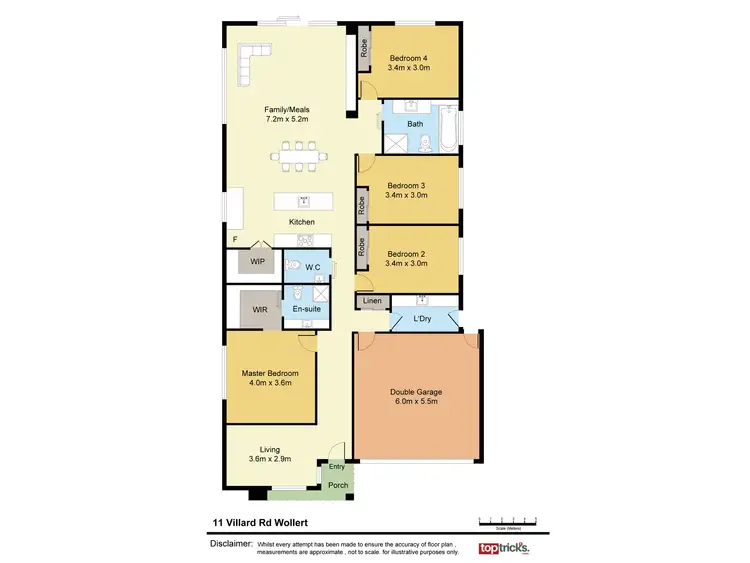 Floorplan of Homely house listing, 11 Villard Road, Wollert VIC 3750