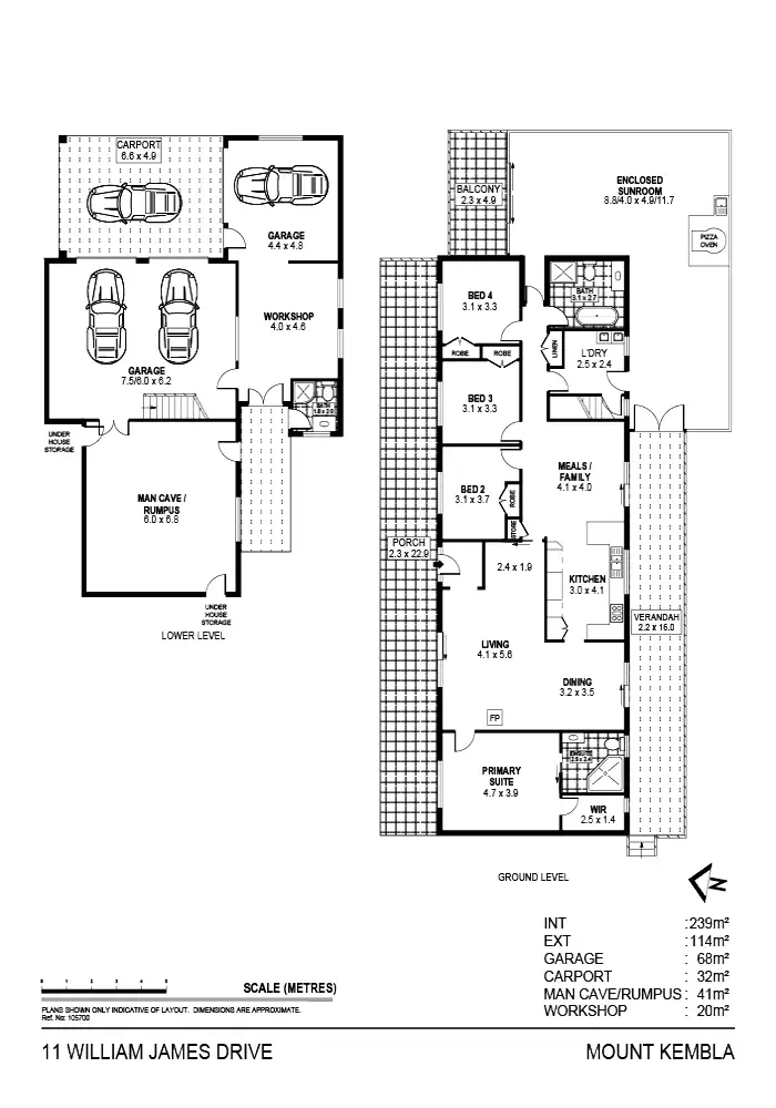 Floorplan of Homely house listing, 11 William James Drive, Mount Kembla NSW 2526