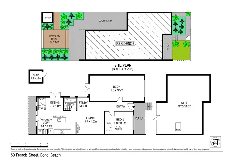 Floorplan of Homely house listing, 50 Francis Street, Bondi Beach NSW 2026