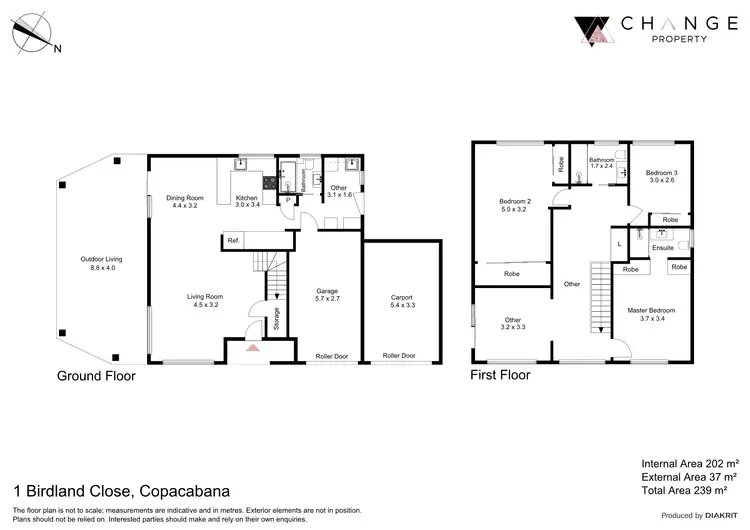 Floorplan of Homely house listing, 1 Birdland Close, Copacabana NSW 2251