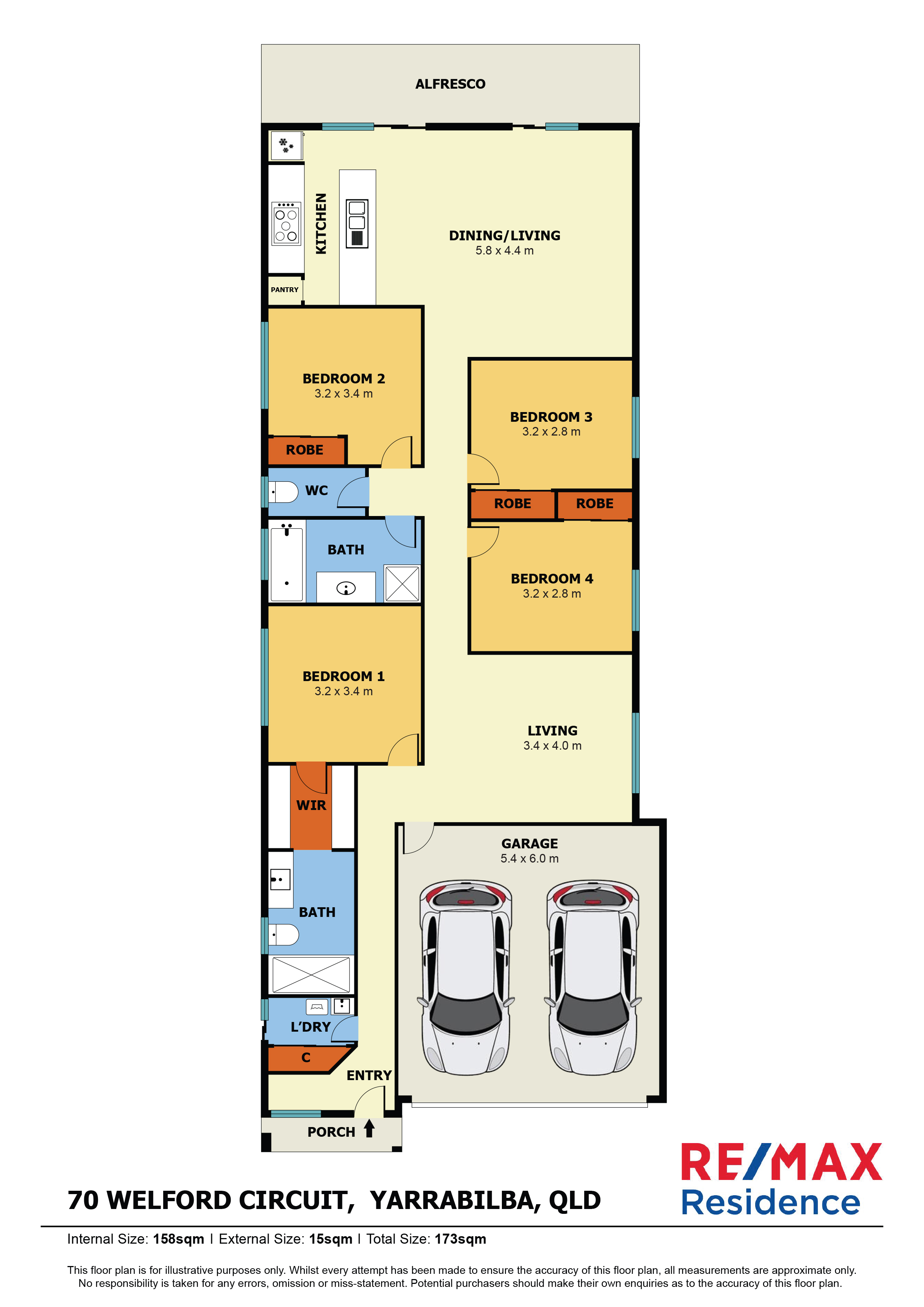 Floorplan of Homely house listing, 70 Welford Circuit, Yarrabilba QLD 4207
