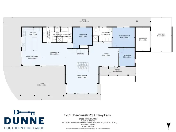Floorplan of Homely house listing, 1261 Sheepwash Road, Fitzroy Falls NSW 2577