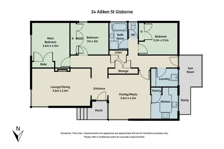 Floorplan of Homely house listing, 54 Aitken Street, Gisborne VIC 3437