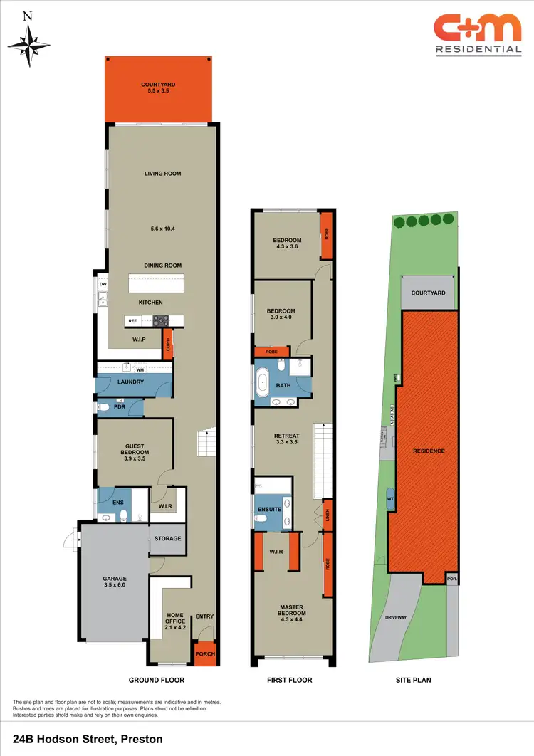Floorplan of Homely house listing, 24B Hodson Street, Preston VIC 3072
