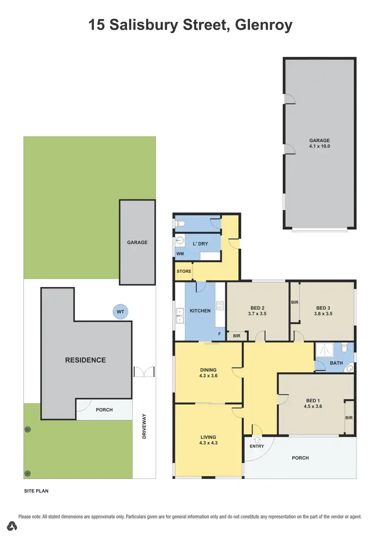 Floorplan of Homely house listing, 15 Salisbury Street, Glenroy VIC 3046