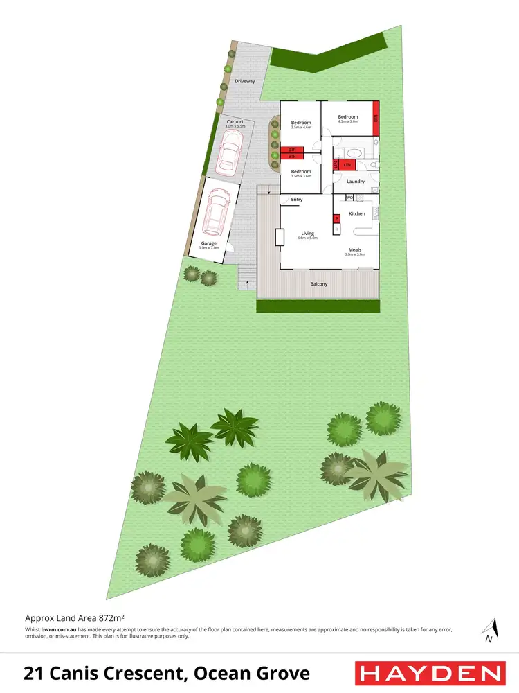 Floorplan of Homely house listing, 21 Canis Crescent, Ocean Grove VIC 3226