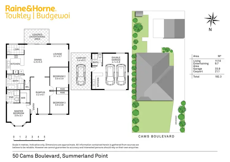 Floorplan of Homely house listing, 50 Cams Boulevard, Summerland Point NSW 2259
