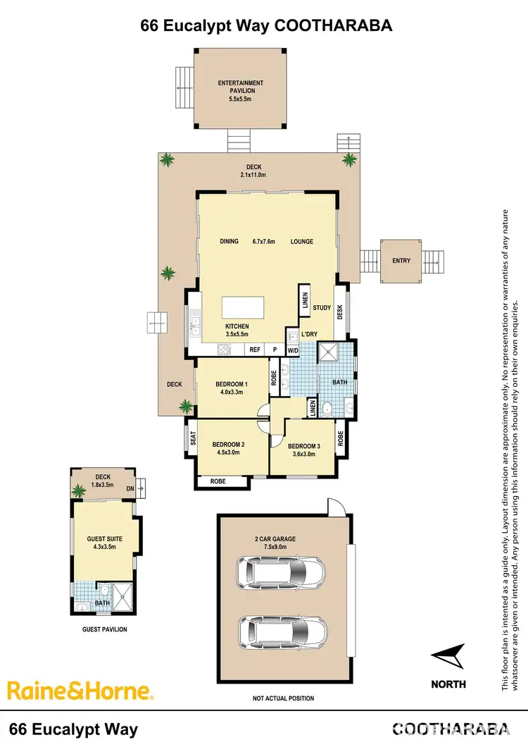 Floorplan of Homely house listing, 66 Eucalypt Way, Cootharaba QLD 4565