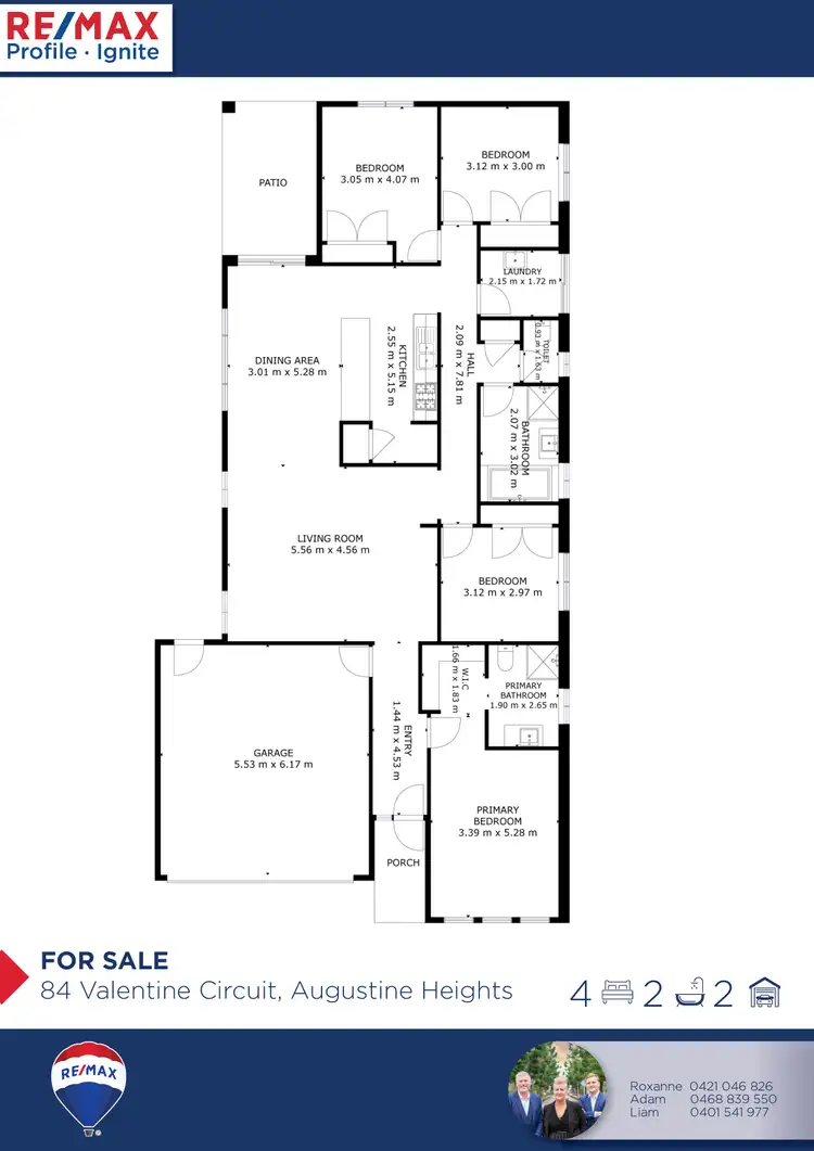 Floorplan of Homely house listing, 84 Valentine Circuit, Augustine Heights QLD 4300