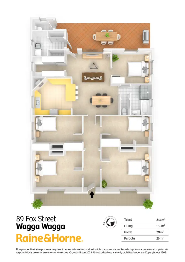Floorplan of Homely house listing, 89 Fox Street, Wagga Wagga NSW 2650