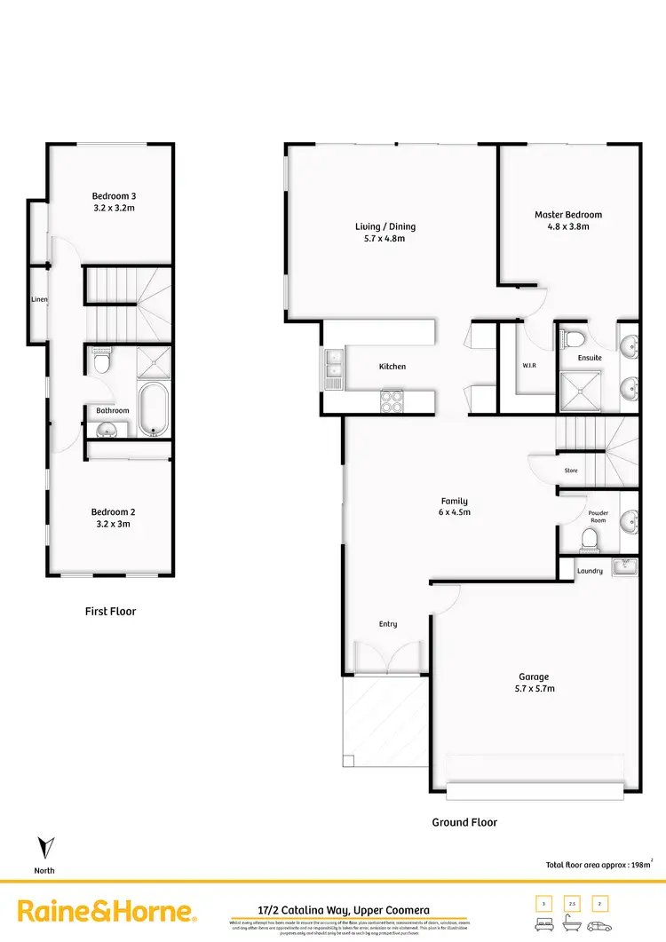 Floorplan of Homely house listing, 17/2 Catalina Way, Upper Coomera QLD 4209