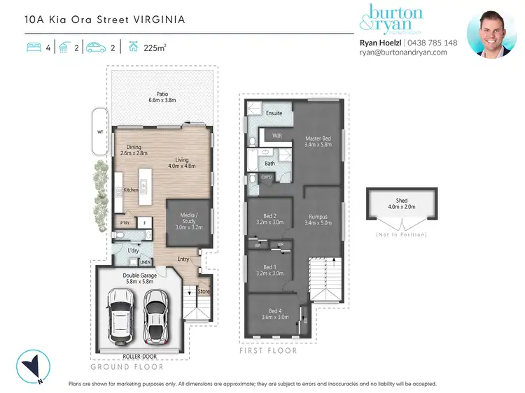 Floorplan of Homely house listing, 10A Kia Ora Street, Virginia QLD 4014