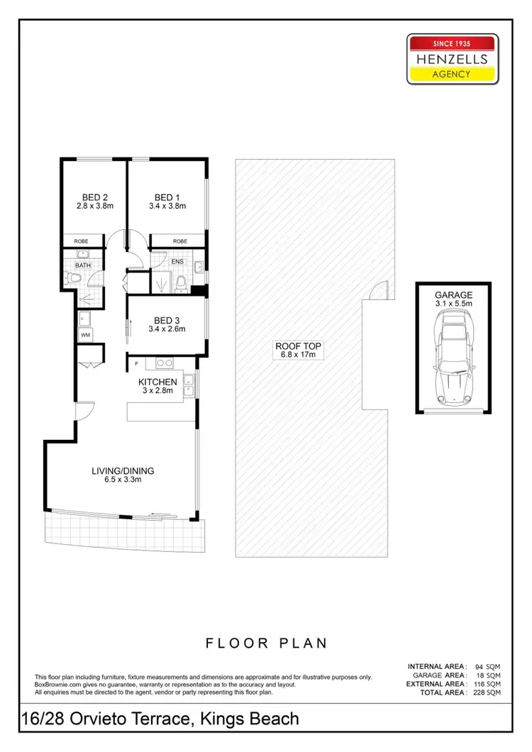 Floorplan of Homely unit listing, 16/28 Orvieto Terrace, Kings Beach QLD 4551